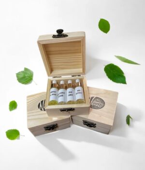 Coffret Bois Huiles Parfumées 5ml NEMALI